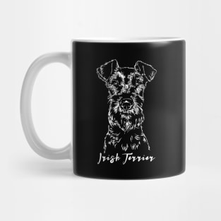 Irish Terrier dog portrait Mug